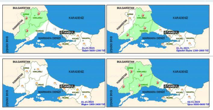 Meteoroloji İstanbul dahil o illeri uyardı. Çok kuvvetli geliyor, şemsiyeleri hazırlayın - Resim: 21